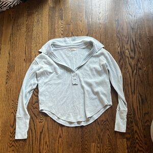 Free people light blue sweater, xs